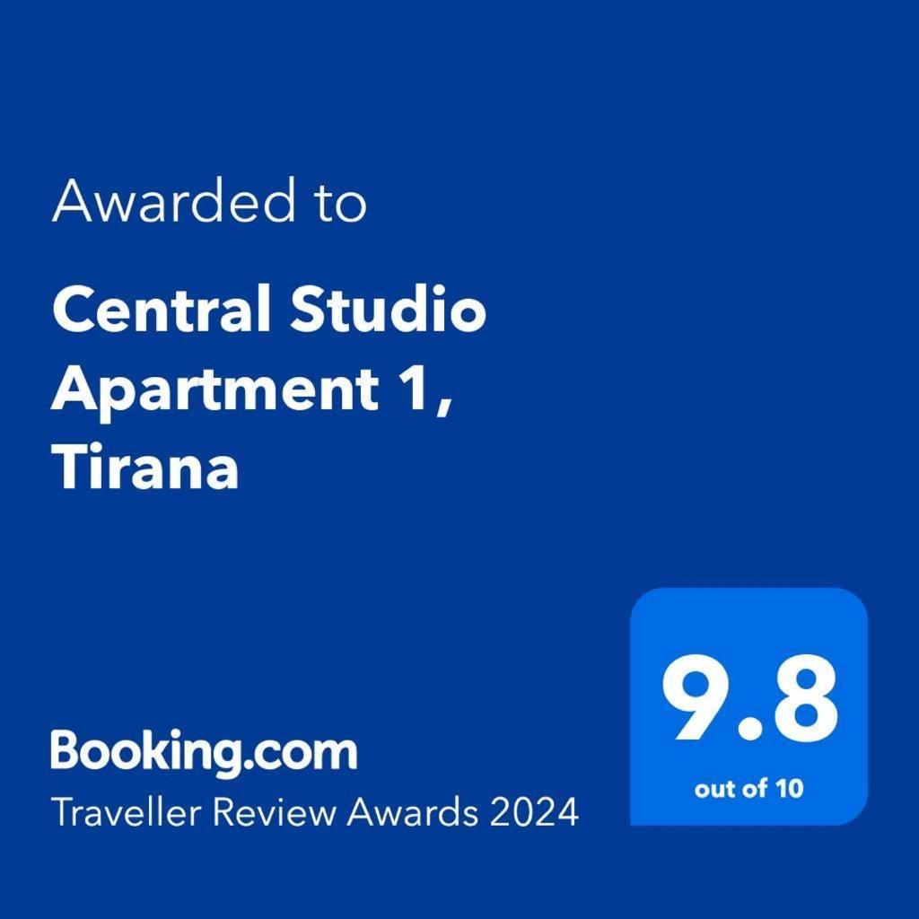 Central Studio Apartment 1, Тирана Экстерьер фото